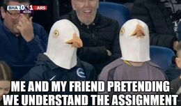 Pretending we funny memes