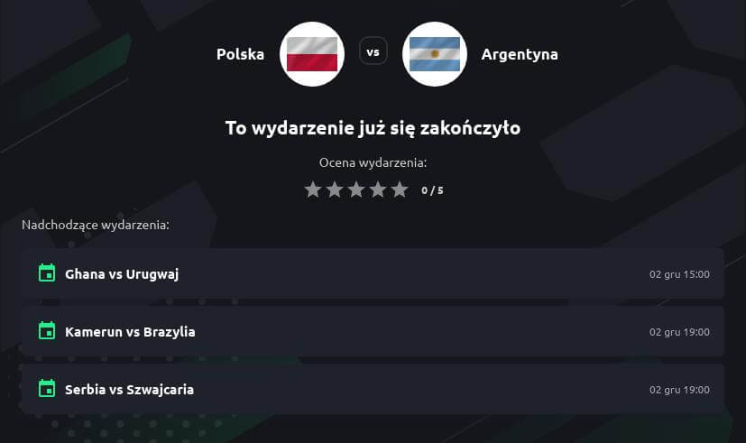 Polska – Argentyna Typy Bukmacherskie