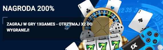 gry 1XBET bukmacher bonus