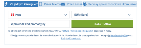 1XBET rejestracja kod promocyjny